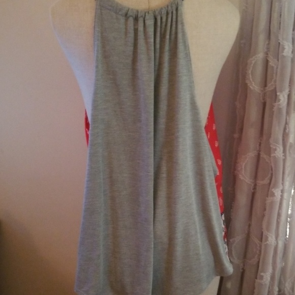 V neck strappy swing tank top - Picture 5 of 5